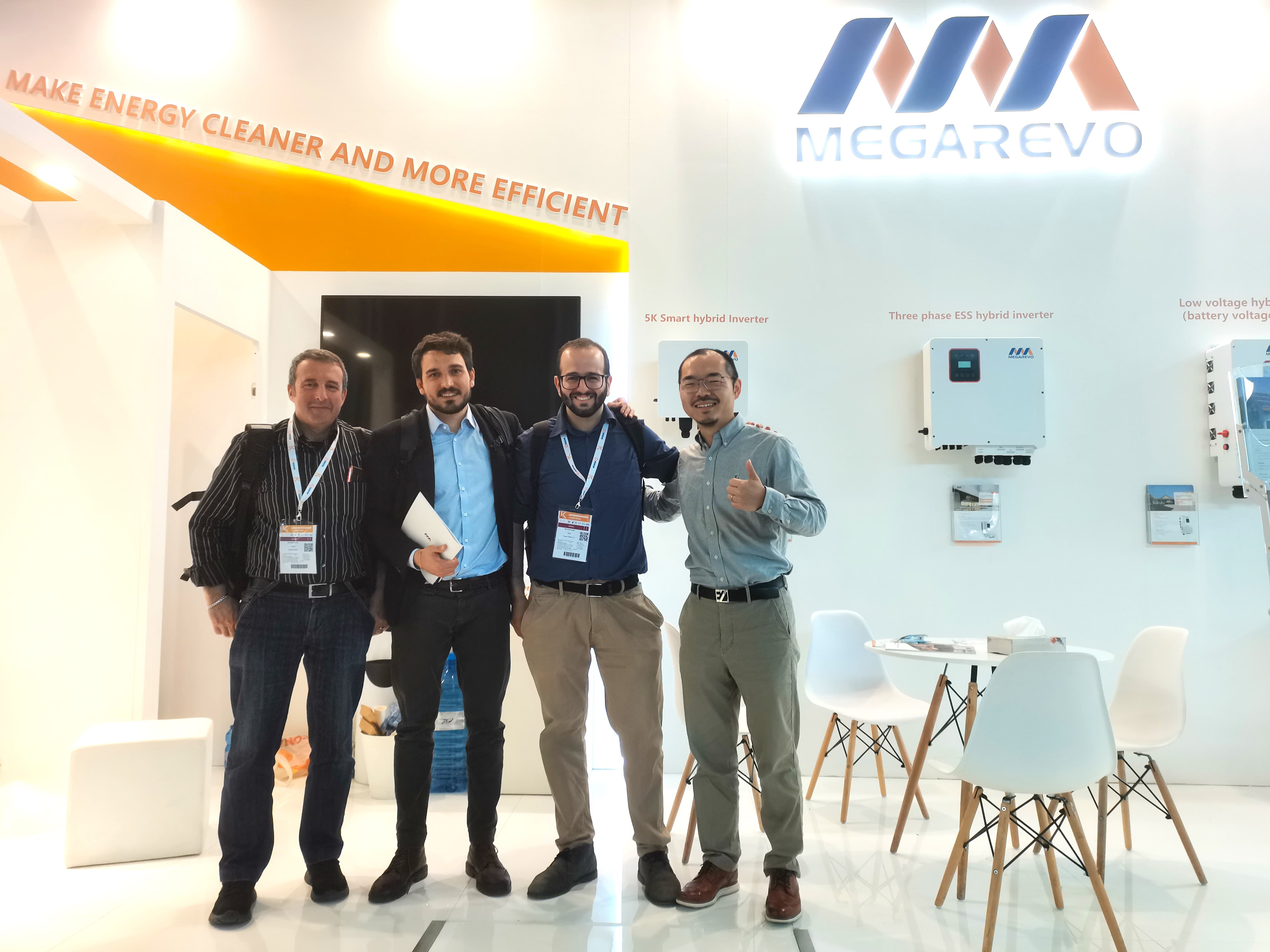 Megarevo exhibits at BePOSITIVE and K.EY Energy